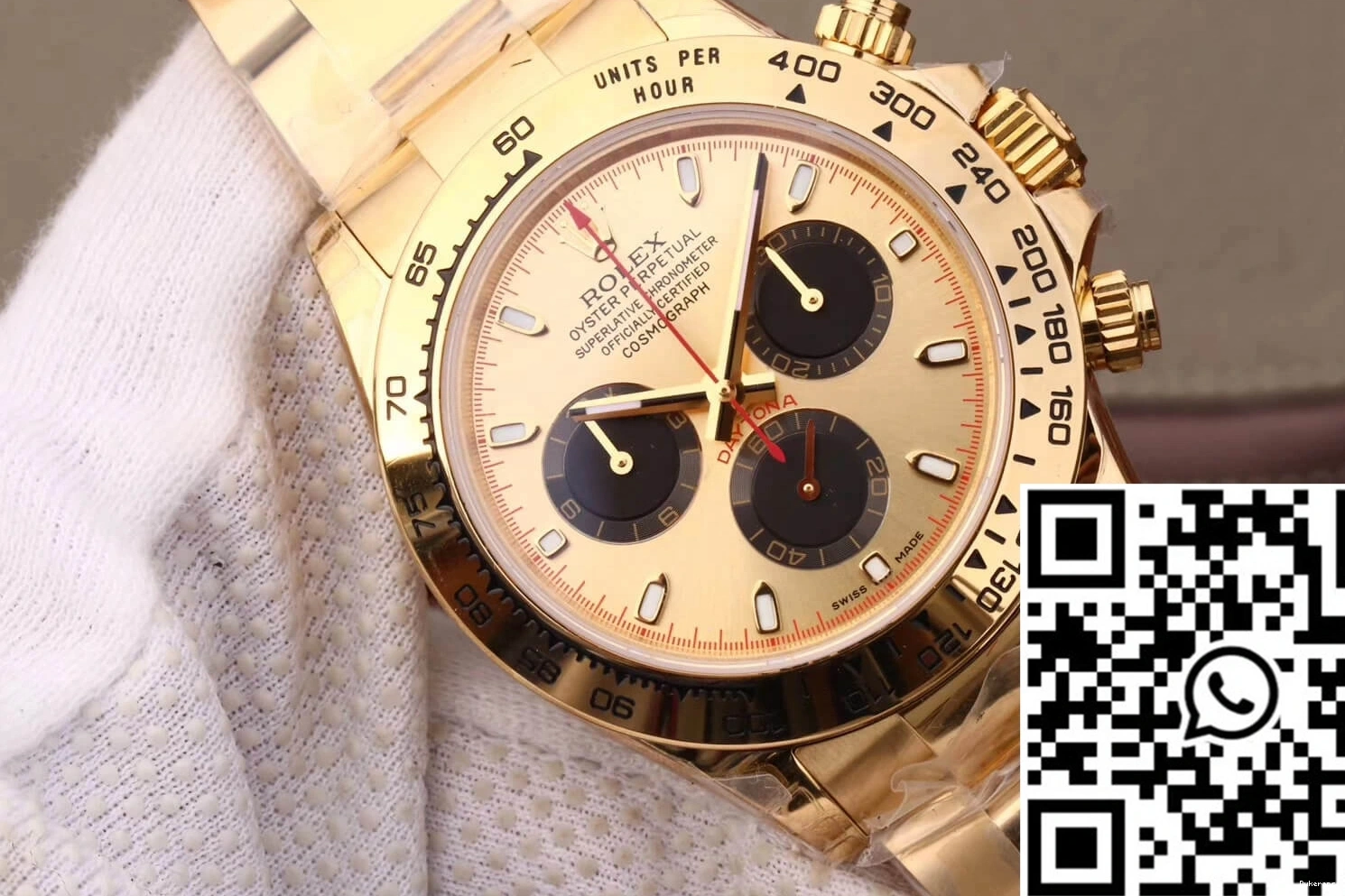 Gold Dial Factory 116508 Cosmograph Yellow JH Rolex Daytona 0310